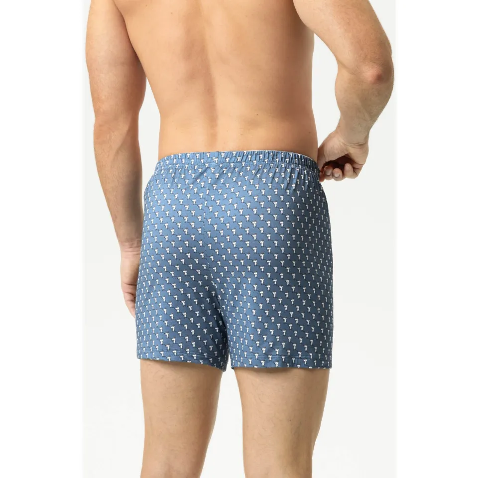 Mey Boxershort Serie Tailcode Tribe Atlantic Storm blauw, foto 3
