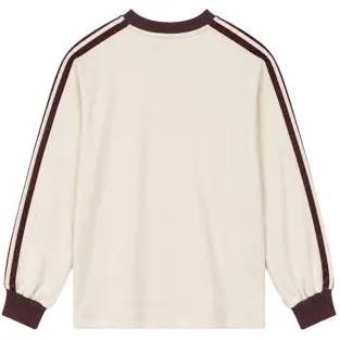 Nik & Nik longsleeve ecru met V-hals, foto 3