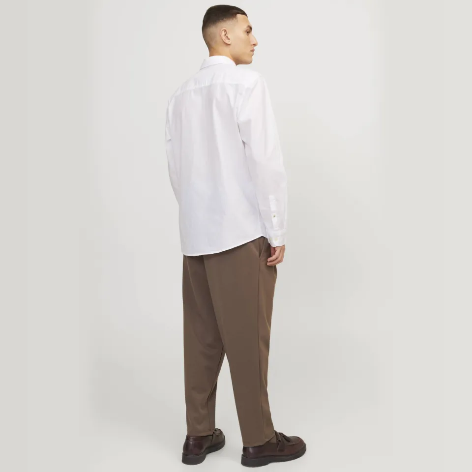 Jack & Jones ESSENTIALS casual overhemd wit, foto 4