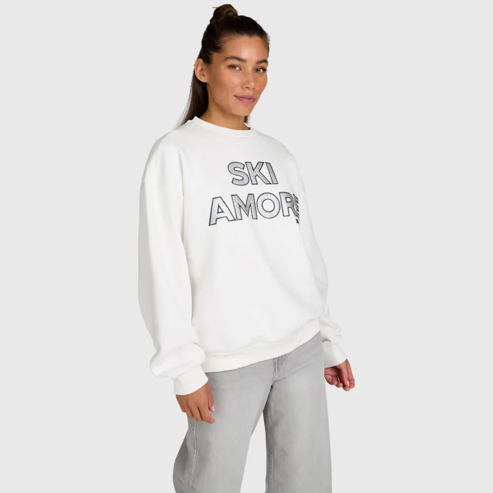 Brunotti katoenen sweater met tekst - wit, foto 5