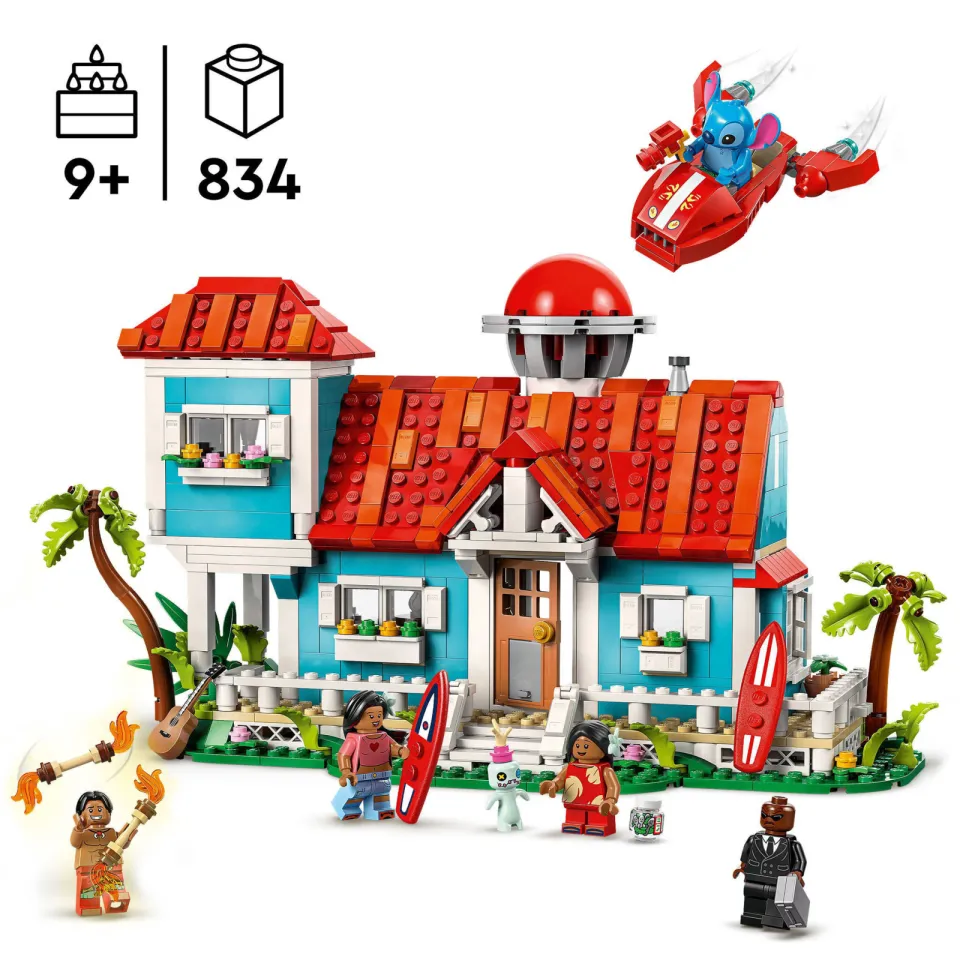 Lego Disney Lilo en Stitch Strandhuis 43268, foto 3