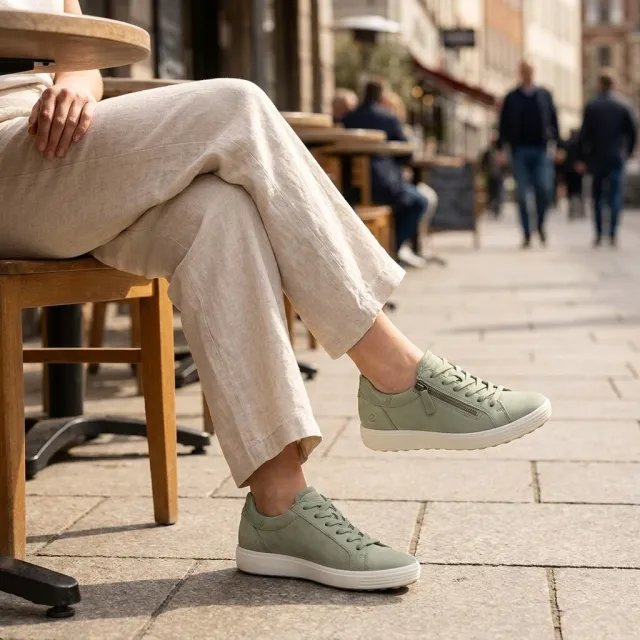 Ecco Soft 7 sneakers groen, foto 8