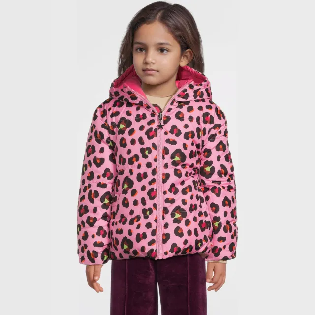 Orange Stars Isa reversible jas roze Lichtroze
