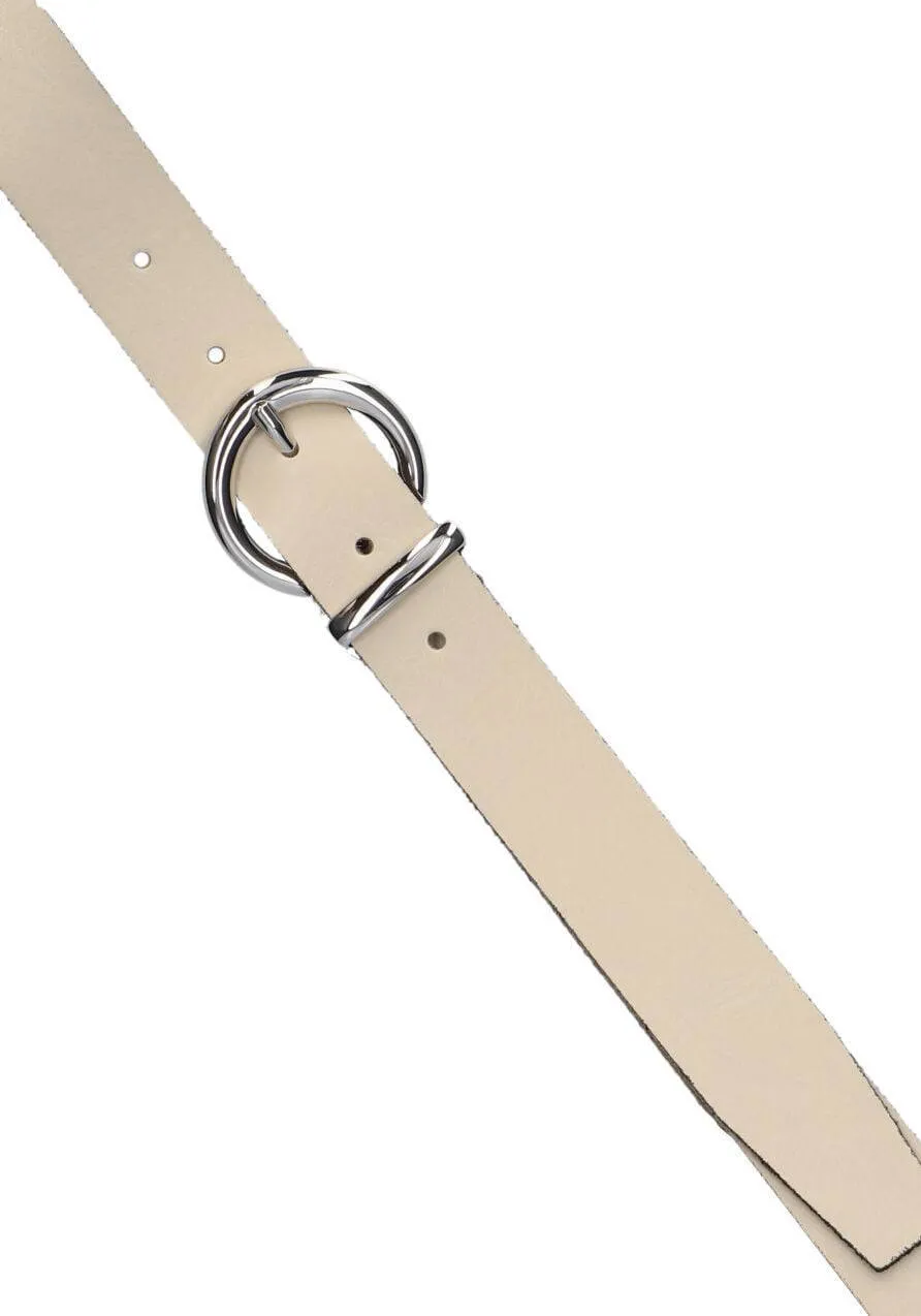 Notre-V 4303 leren riem beige, foto 2