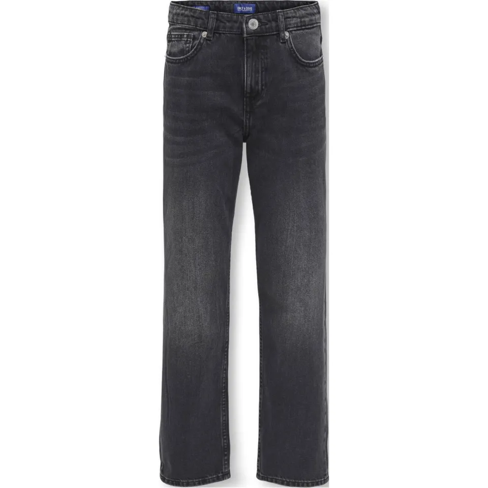 Only & Sons JUNIOR straight leg jeans black denim, foto 2