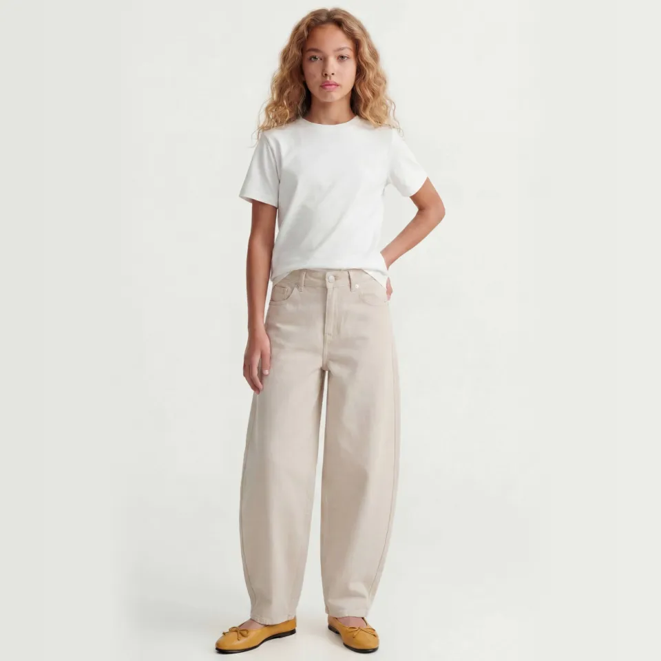 JJXX GIRL JXFUJI barrel jeans - beige