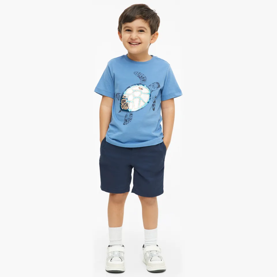 S.Oliver T-shirt blauw met pailletten, foto 5