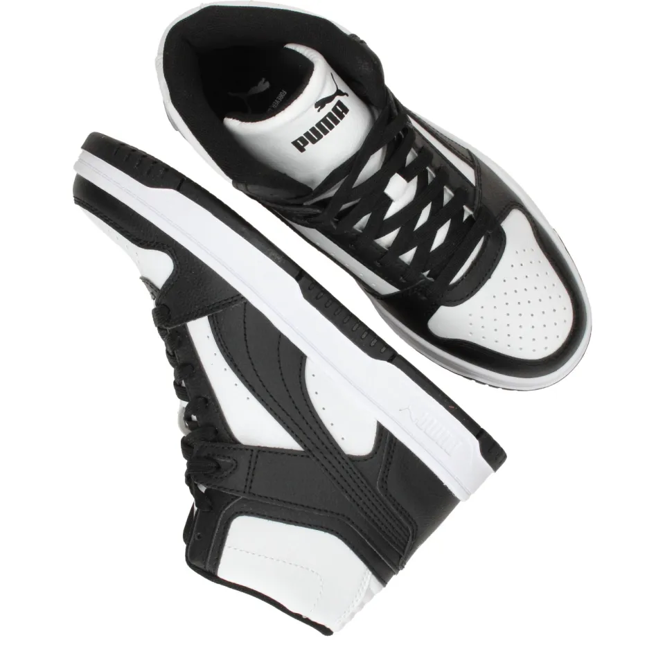 Puma Rebound Slam Mid hoge sneakers zwart/wit, foto 8