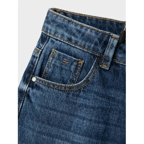 NAME IT KIDS wide leg jeans NKFROSE dark blue denim, foto 5
