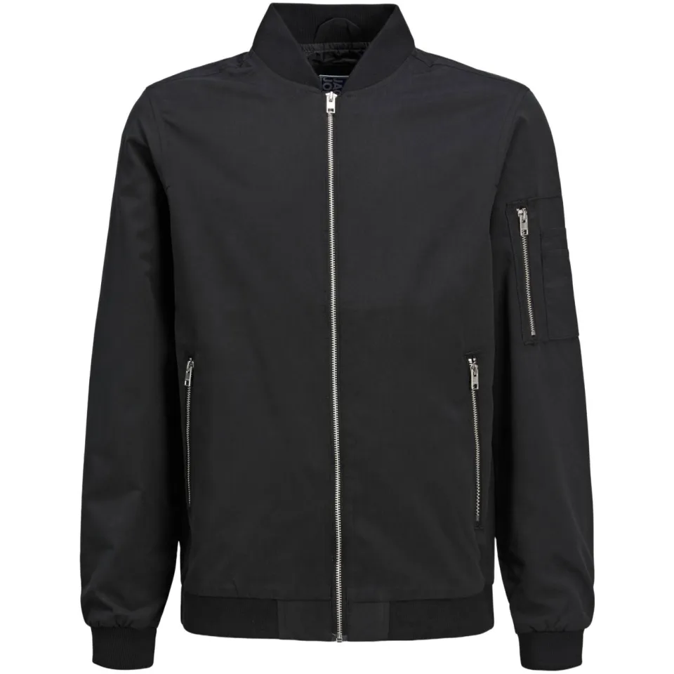 Jack & Jones JJERUSH bomberjack zwart, foto 2