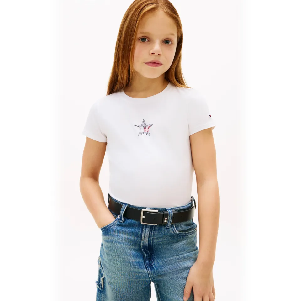 Tommy Hilfiger T-shirt wit, foto 3