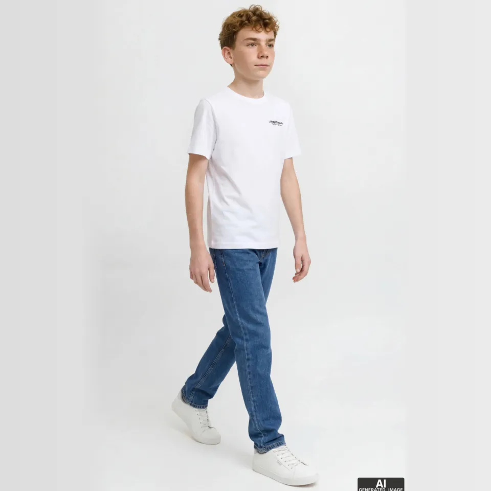 JJ Rebel JUNIOR relaxed fit loose fit jeans - blauw, foto 4