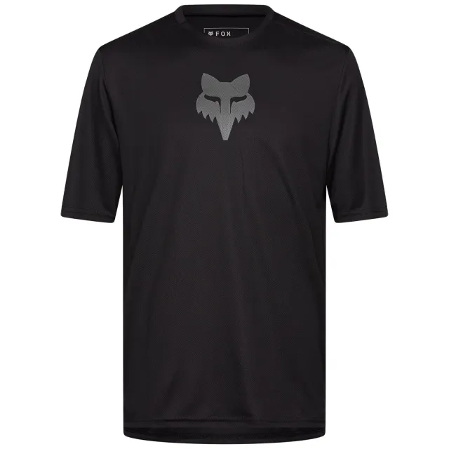 Fox bikeshirt Ranger head Zwart