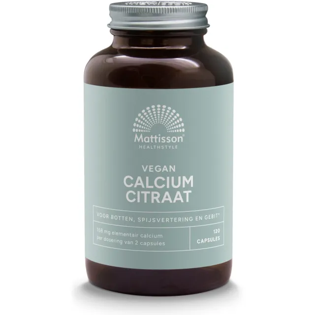 Mattisson HealthStyle calcium citraat 168 mg capsules