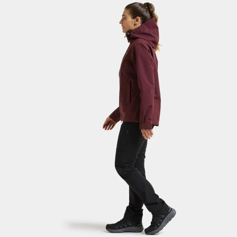 Didriksons outdoor jas - bordeaux, foto 4