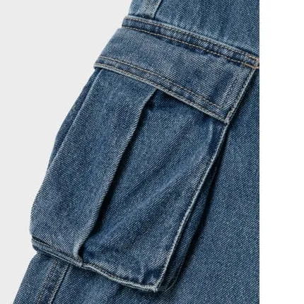NAME IT KIDS straight fit jeans NKMRYAN medium blue denim, foto 3