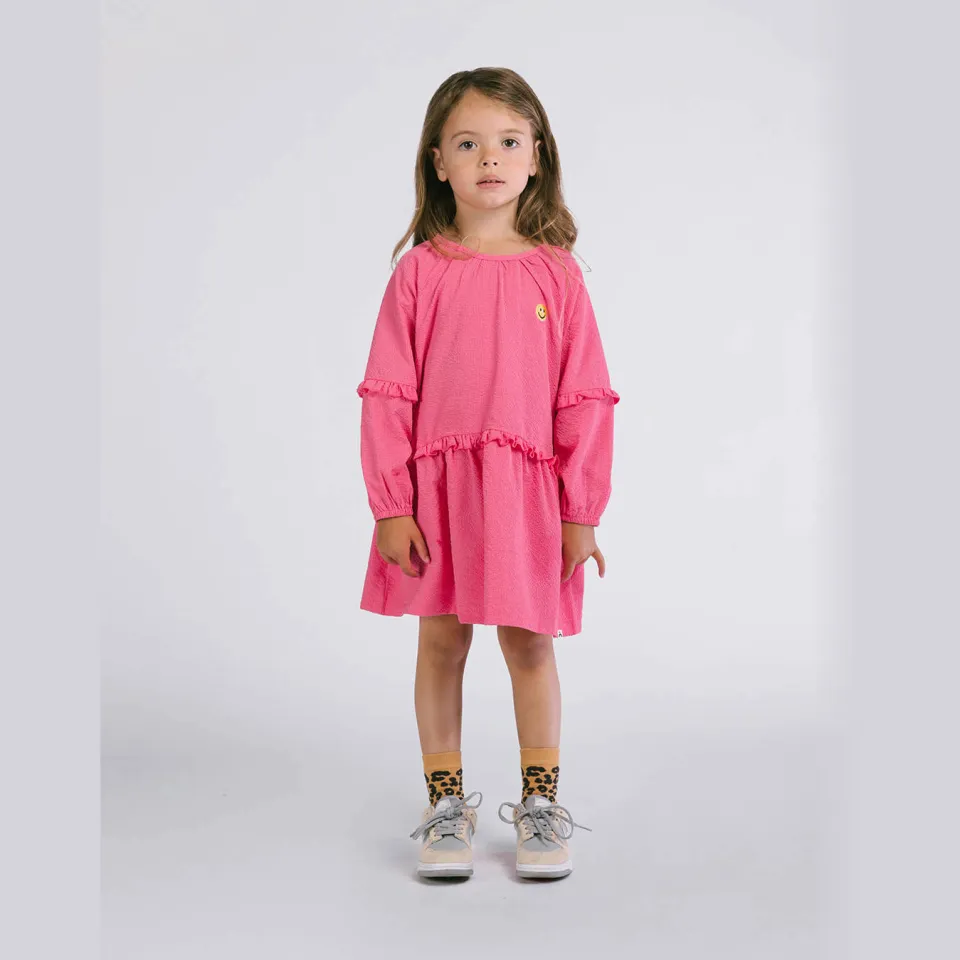 The New Chapter korte jurk roze