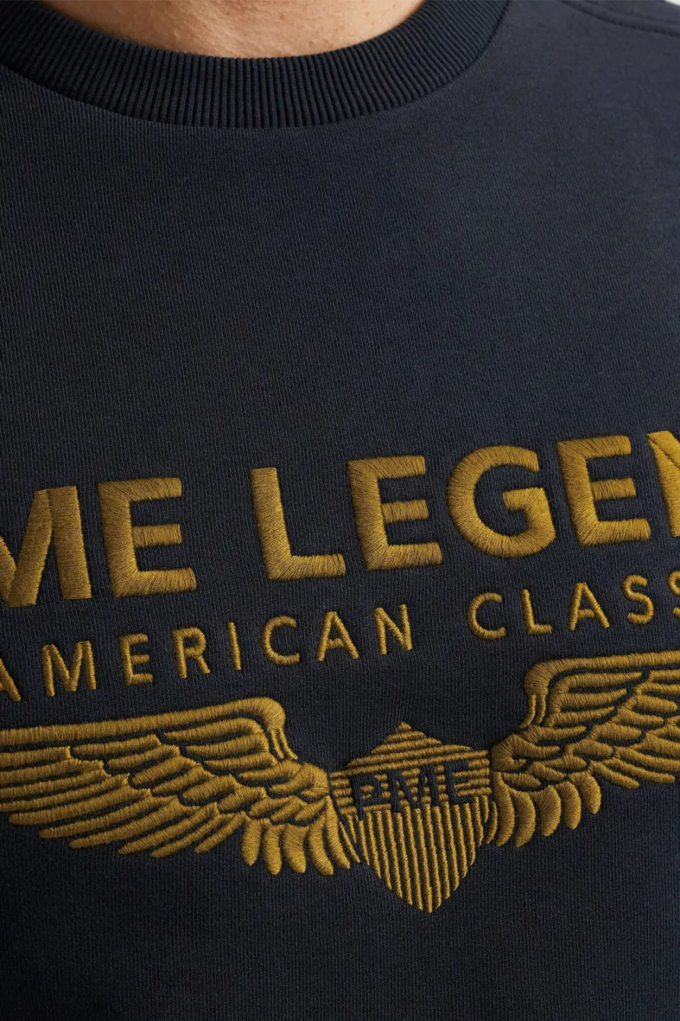 PME Legend sweater donkerblauw salute, foto 4