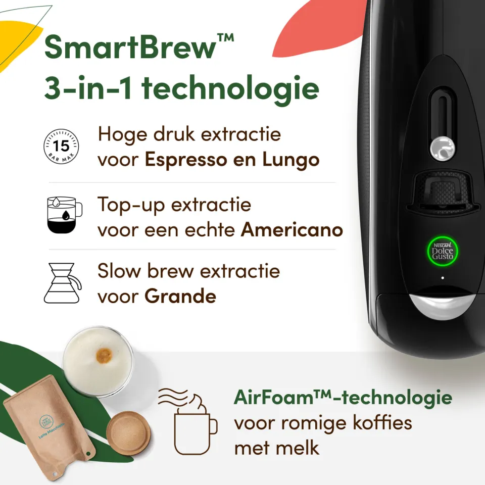 Krups Dolce Gusto NEO YY5678 Latte espressoapparaat zwart, foto 7