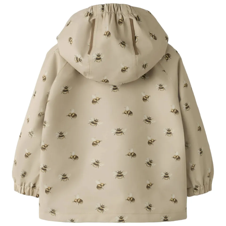 Lil' Atelier Mini regenjas beige, foto 5