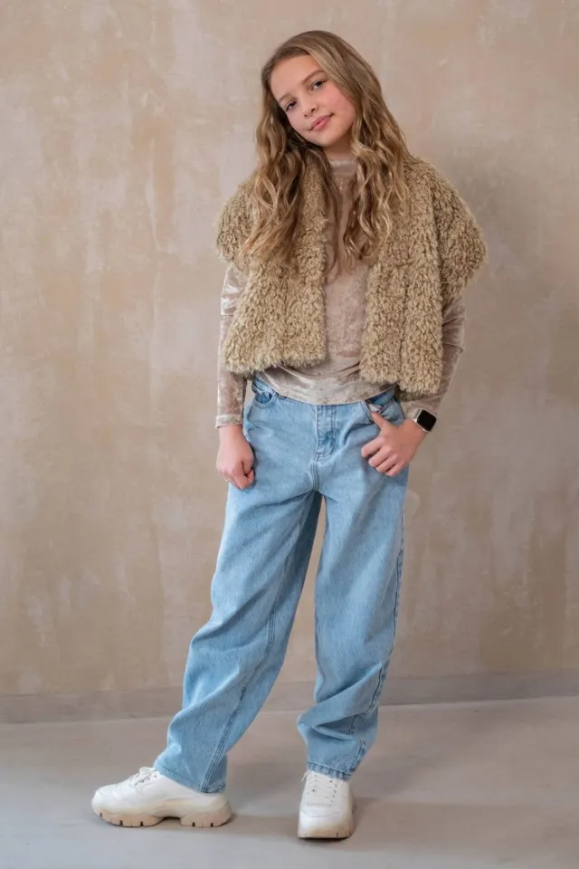 Like Flo Young loose fit jeans light blue denim Light denim