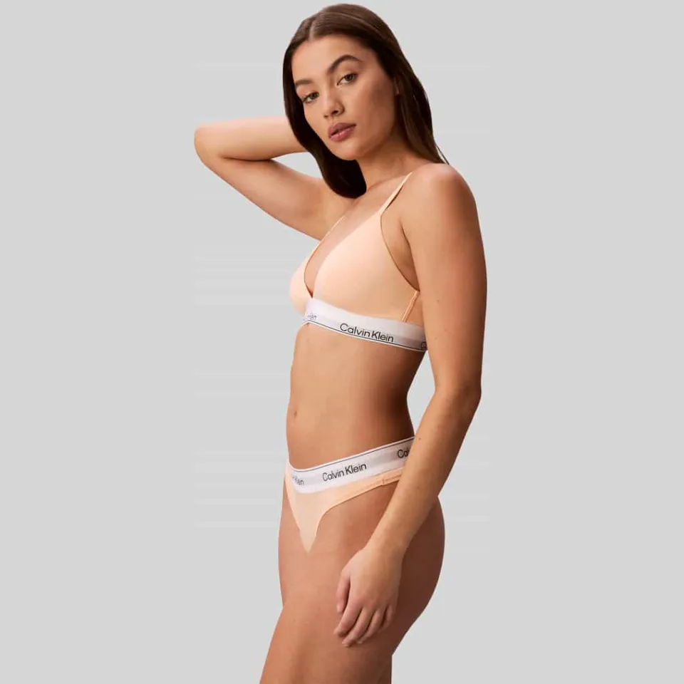 Calvin Klein bralette abrikoos, foto 4