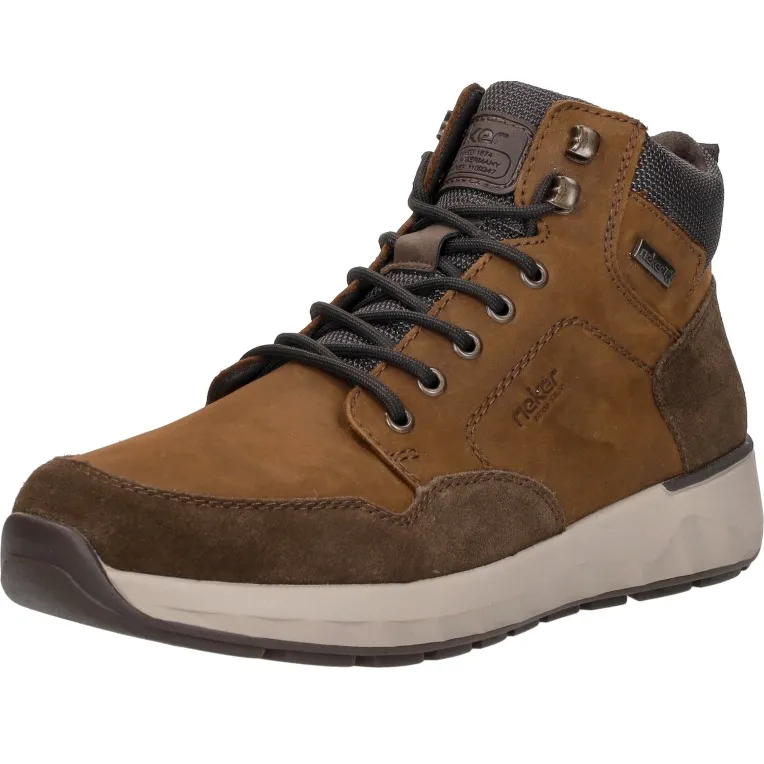 Rieker veterschoenen hoog cognac, foto 3