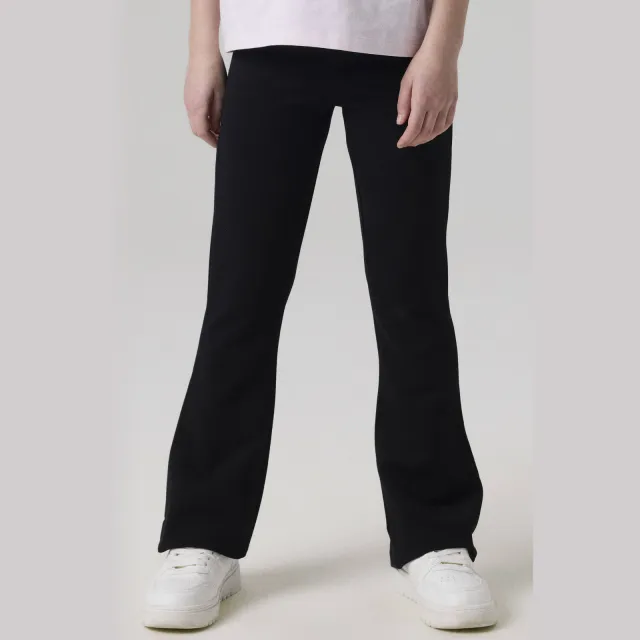 NAME IT high waist flared broek NKFFRIKKALI zwart, foto 4