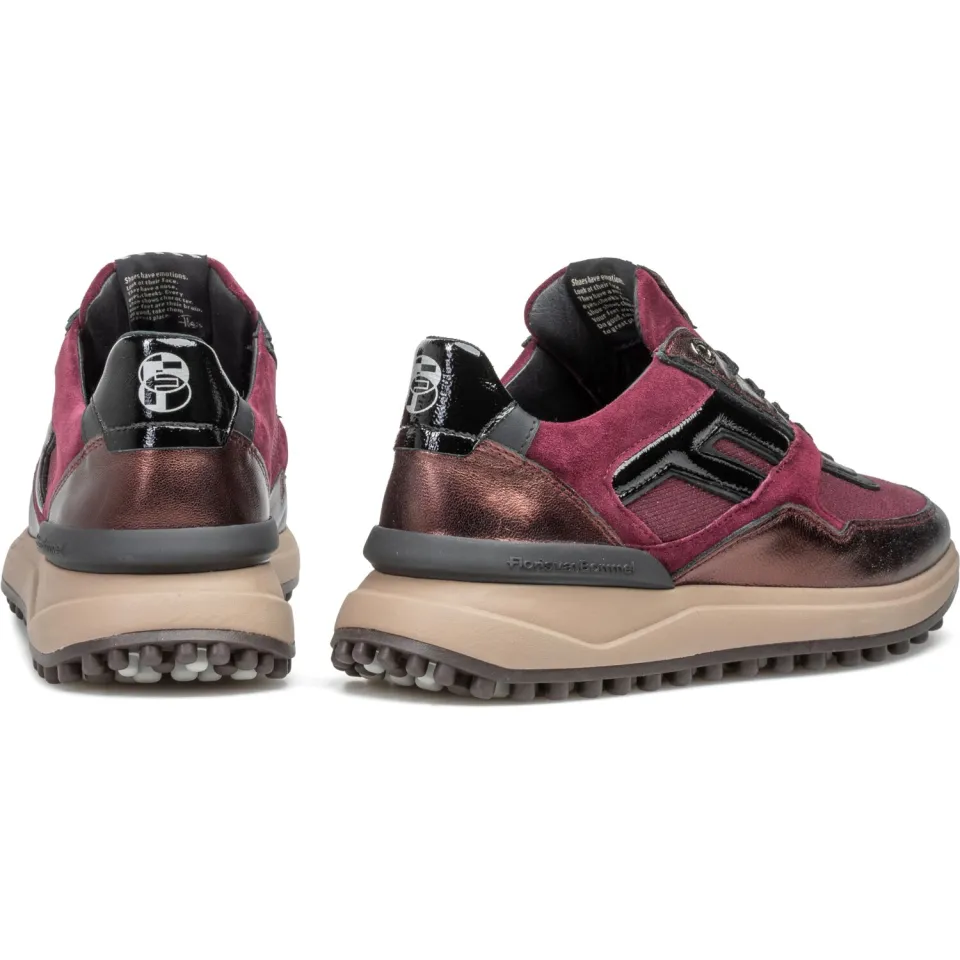 Floris Van Bommel Noppi 52.05 leren sneakers - bordeaux, foto 5
