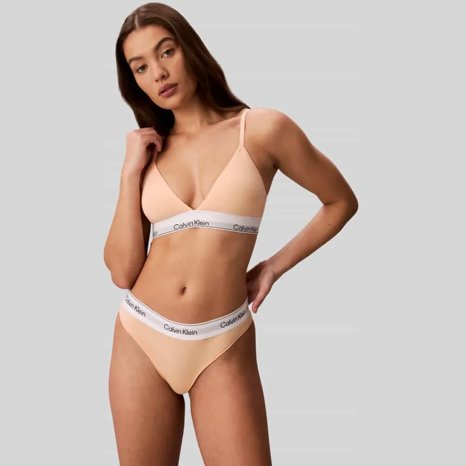 Calvin Klein bralette abrikoos