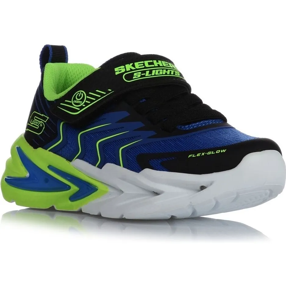 Skechers Flex-Glow Ultra Prism-Pacer sneakers blauw, foto 2