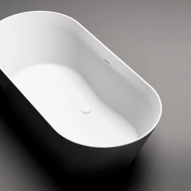 Clou Solium vrijstaand ligbad mat wit