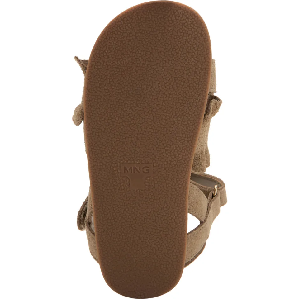 Mango Kids leren sandalen bruin, foto 5