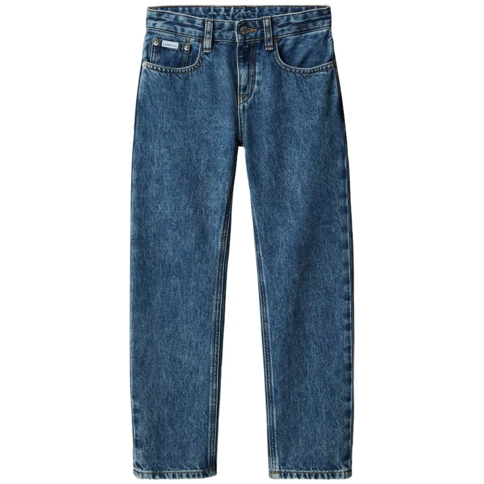 Calvin Klein straight leg jeans - mediumblauw, foto 2