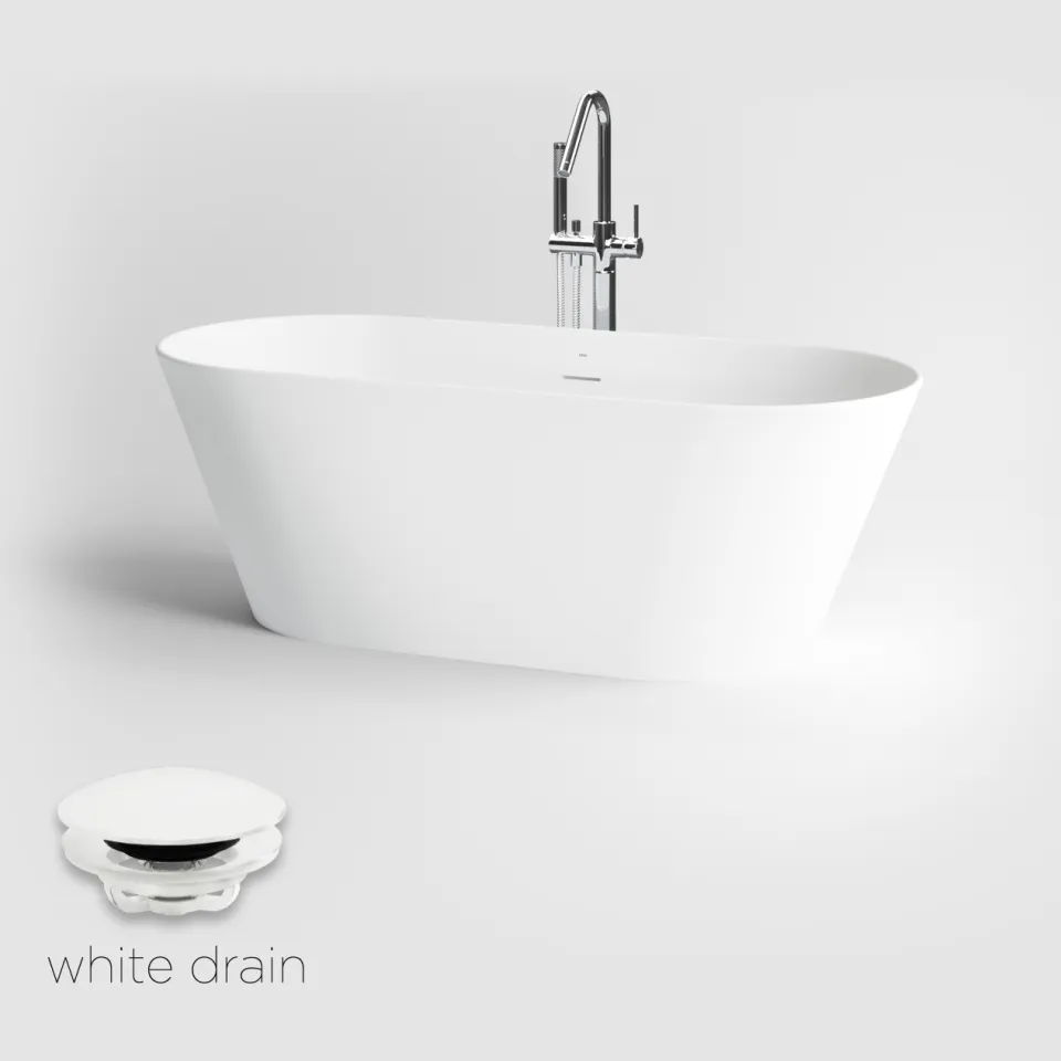 Clou Solium II vrijstaand ligbad mat wit