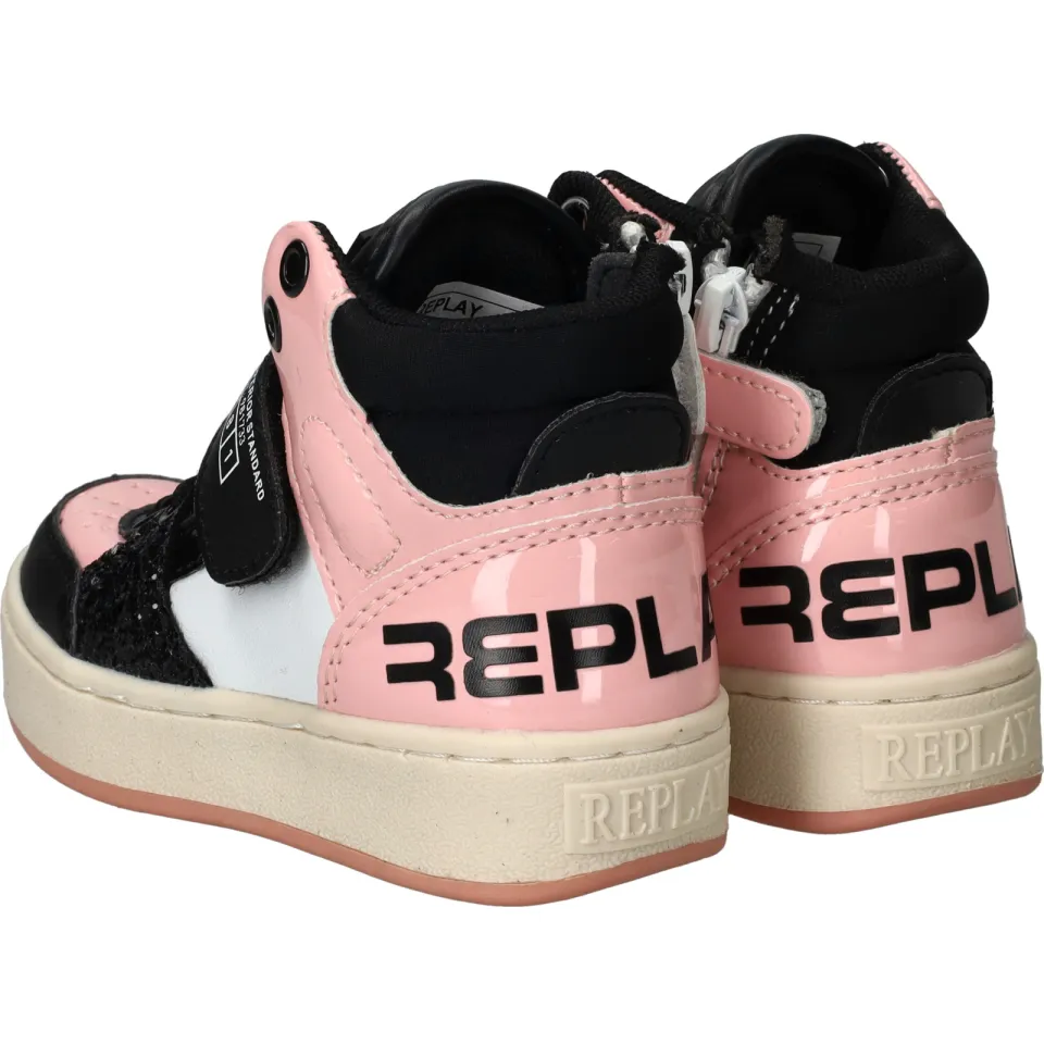Replay Cobra Kid 1 hoge sneakers roze, foto 8