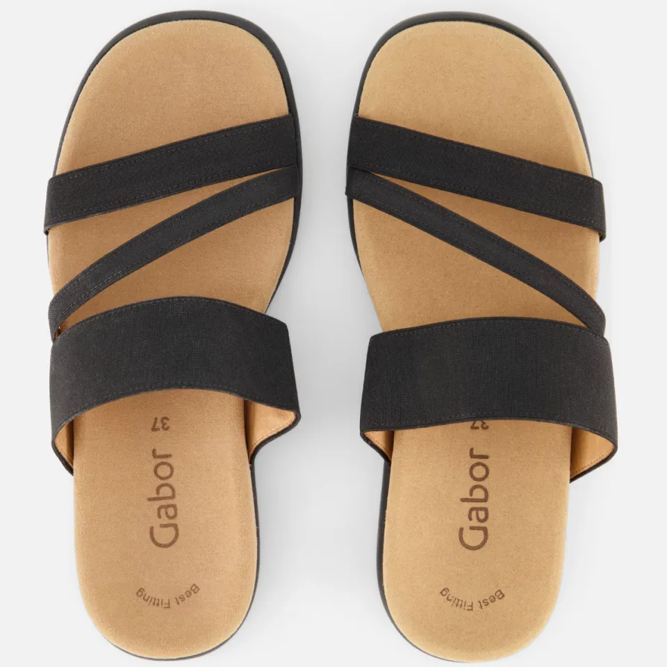 Gabor slippers 702 zwart, foto 5