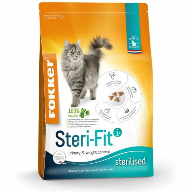 Fokker Steri-Fit kattenvoer gevogelte