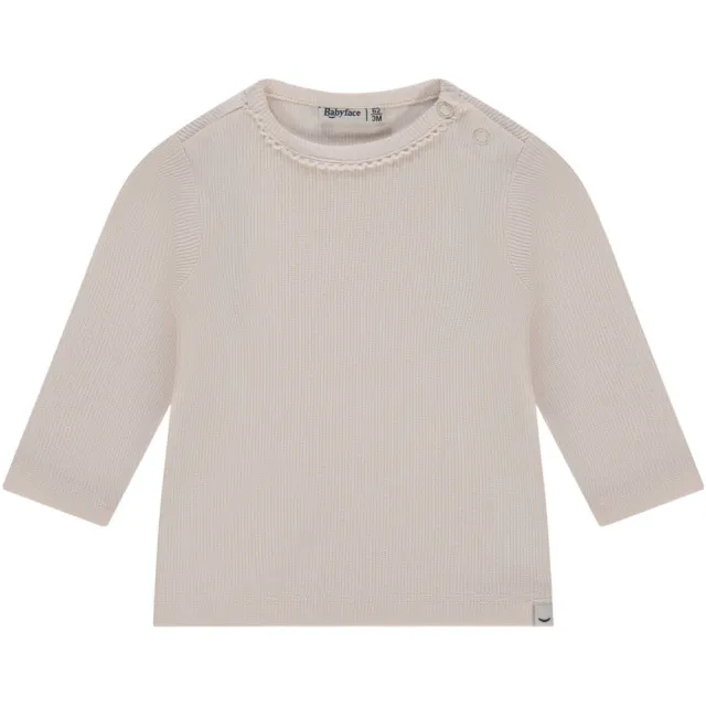 Babyface longsleeve ecru gebreid