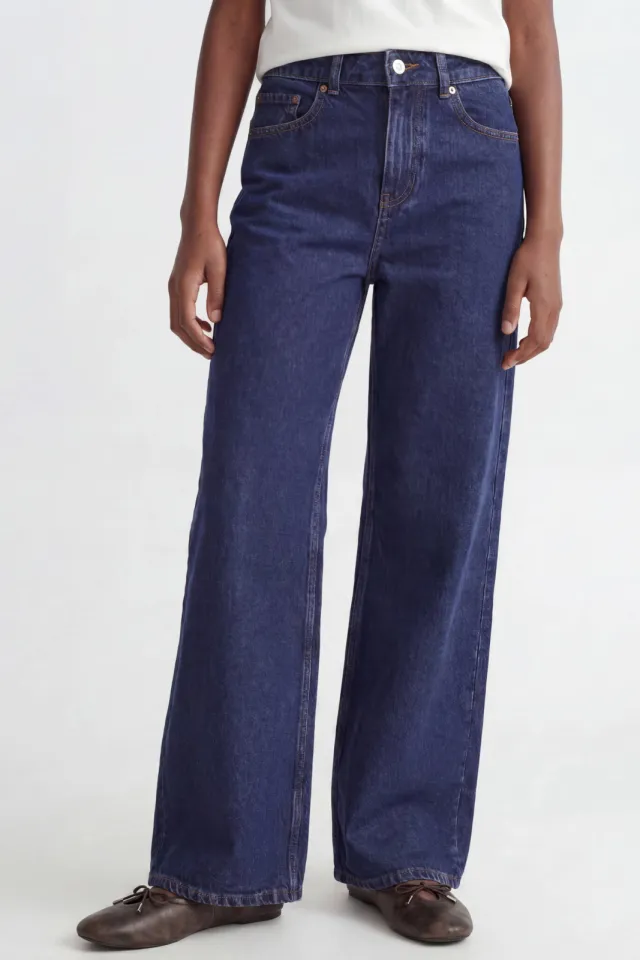 JJXX GIRL JXTOKYO high waist wide leg jeans - mediumblauw, foto 3