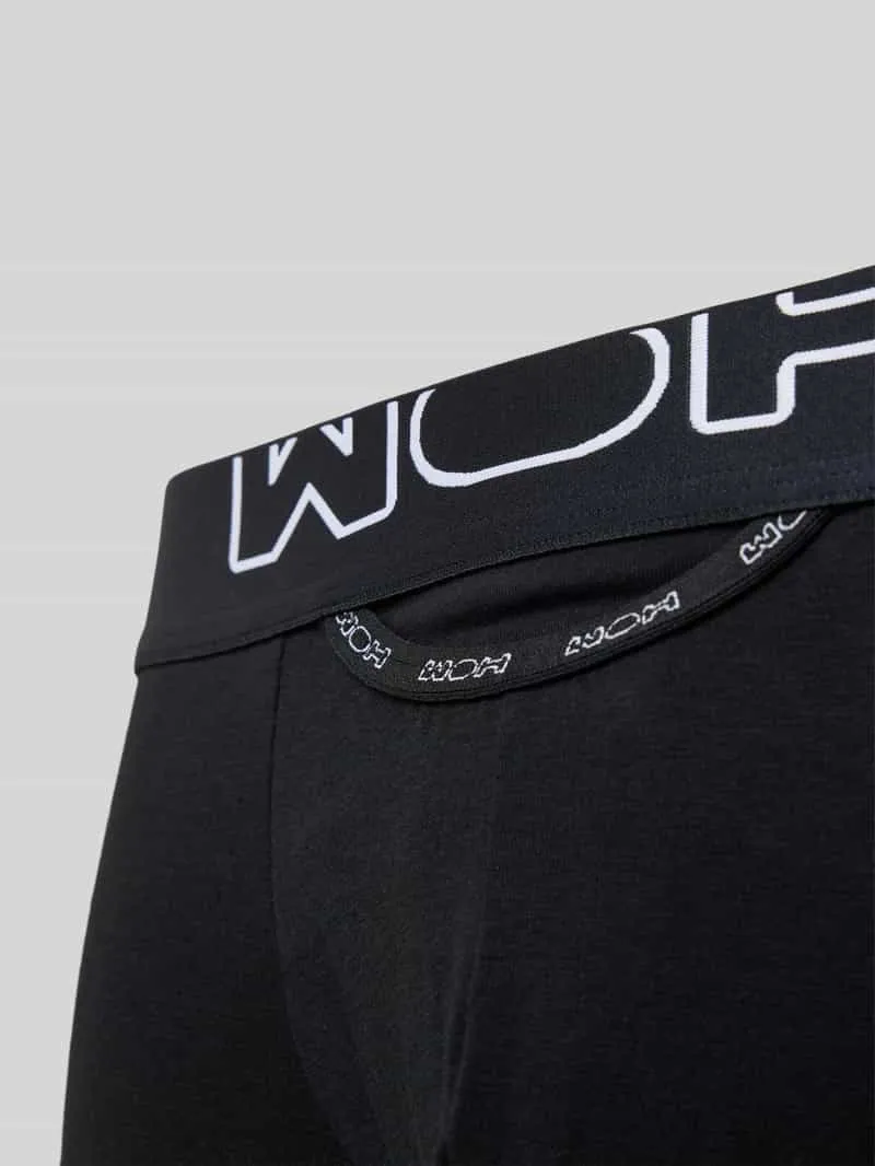 WOH Boxershort met elastische band met label zwart, foto 4