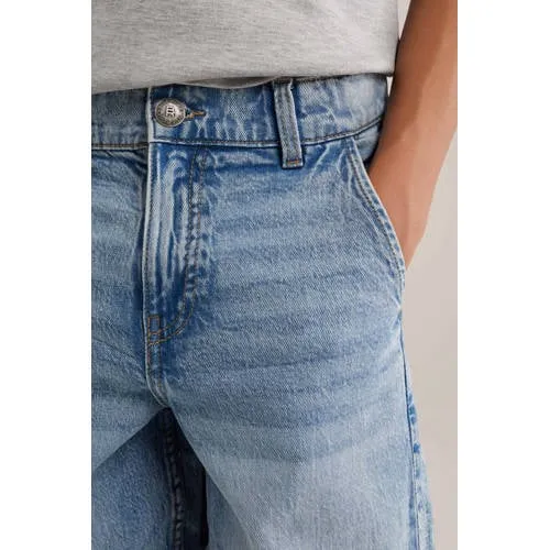 WE Fashion Blue Ridge baggy jeans medium blue denim, foto 8