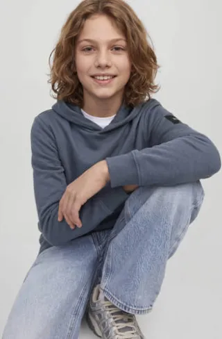 Jack & Jones JUNIOR hoodie - blauw, foto 5