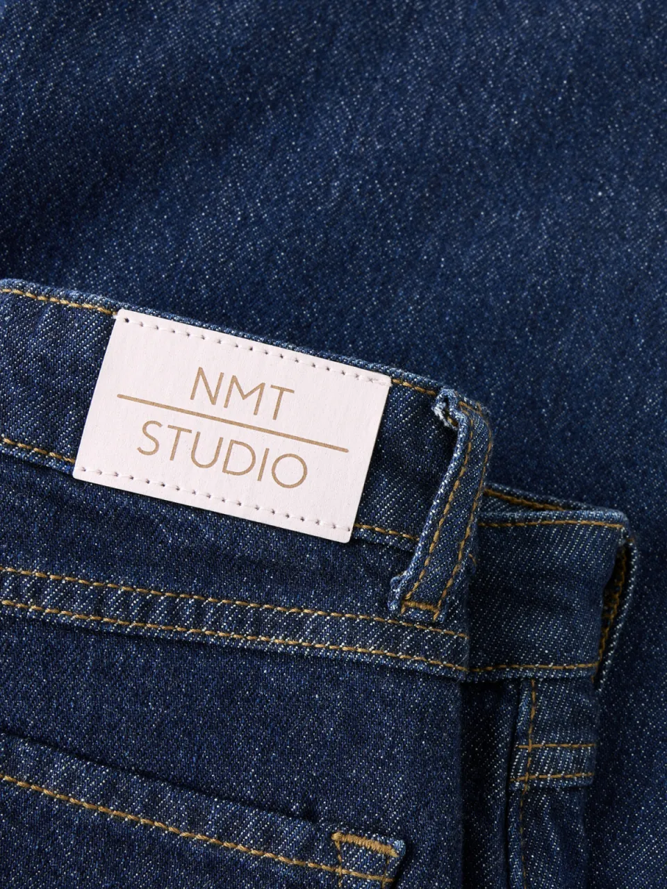 NAME IT KIDS wide leg jeans dark blue denim, foto 6