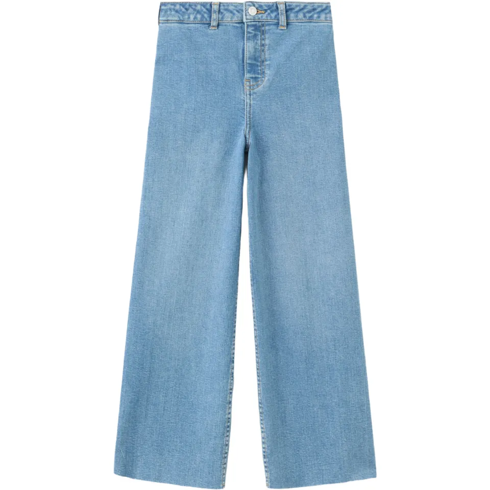 Mango Kids wide leg jeans - lichtblauw, foto 2