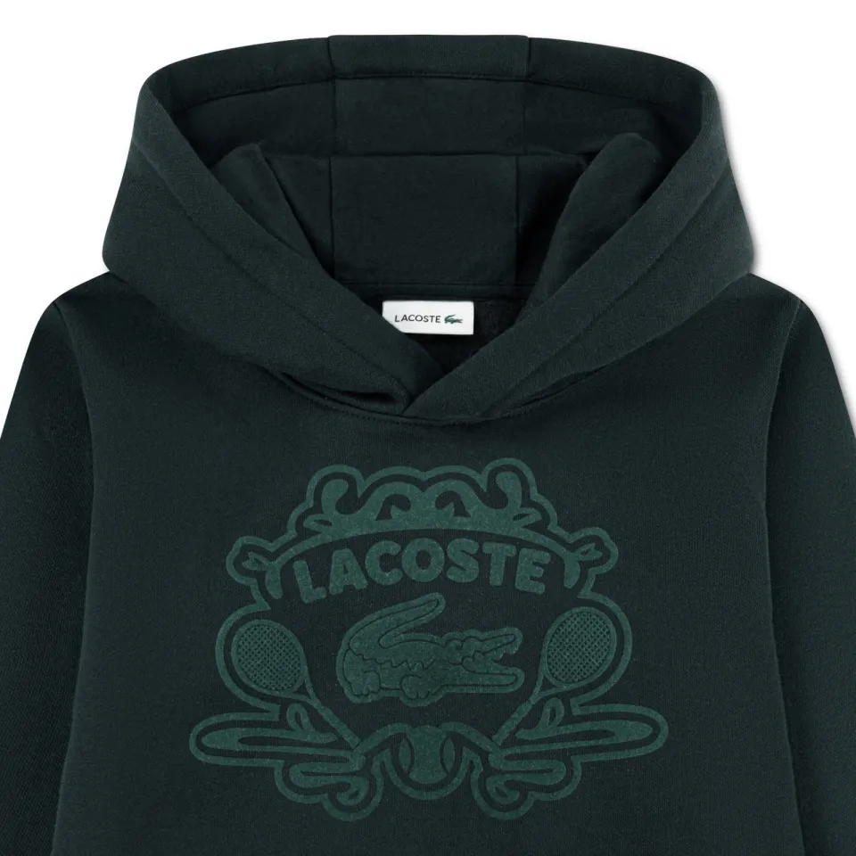 Lacoste hoodie met print - donkergroen, foto 4