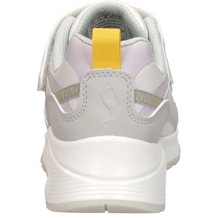 Skechers Uno Gen1 Color Rays lage sneakers lichtgrijs, foto 4