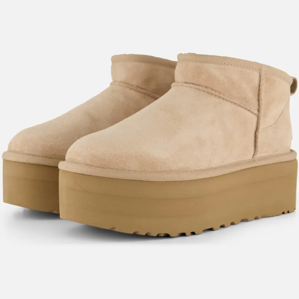 Ugg Classic Ultra Mini Platform laarzen beige, foto 5