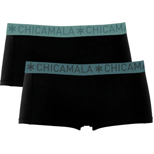 Muchachomalo Meisjes 2-pack Boxershorts Zwart