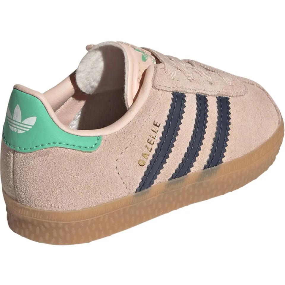 Adidas Originals Gazelle sneakers lichtroze/donkerblauw, foto 2